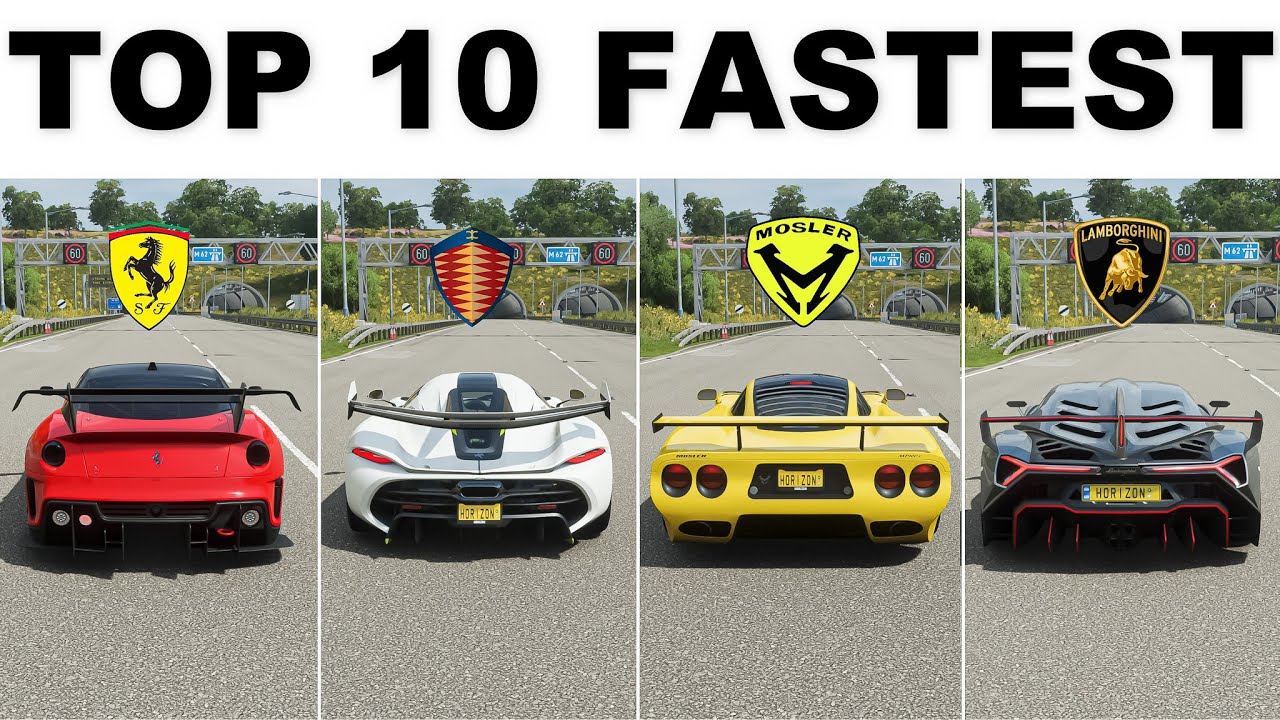 22 Fastest Cars In Forza Horizon 4