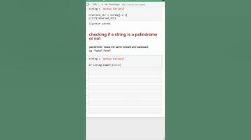 Python Practice Questions | Reversing Strings and Checking Palindromes!