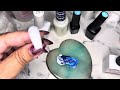 Easy Beginner/ Winter Blue Marble Nail Art