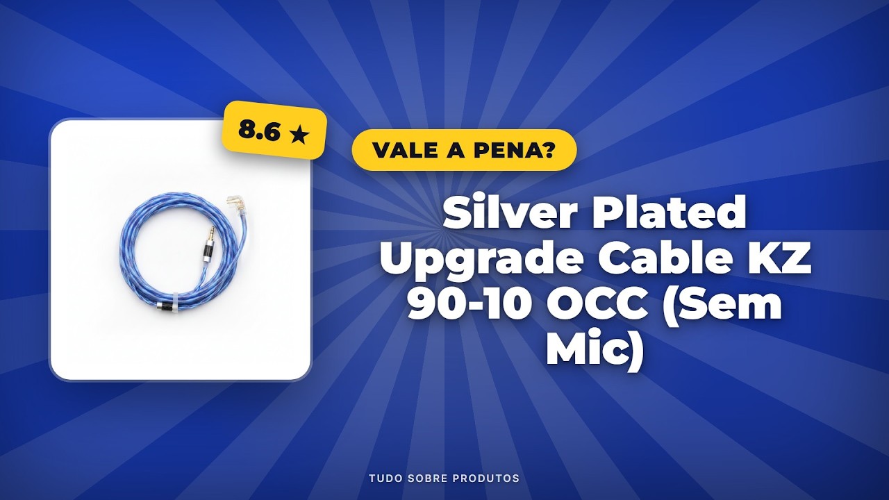 Capa: Cabo Upgrade KZ 90-10 OCC Silver Plated: Tudo que você precisa saber em 2026