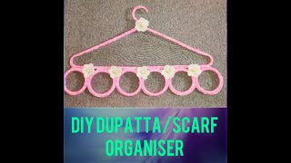 Diy dupatta/scarf  organiser by//Anu Crochet and craft,//.