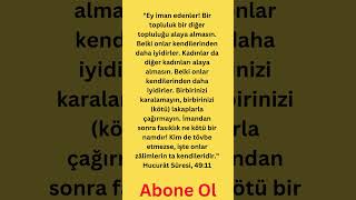 Alay Etmek Ve Lakap Takmak Neden Günah? Hucurât 4911