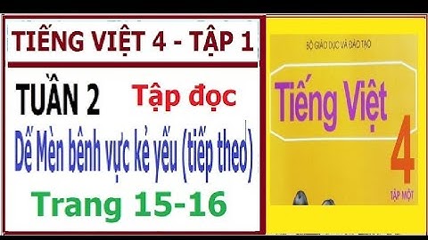 Bài: Dế Mèn bênh vực kẻ yếu (Tiếp theo) - Tuần 2 | Tiếng Việt lớp 4, tập 1