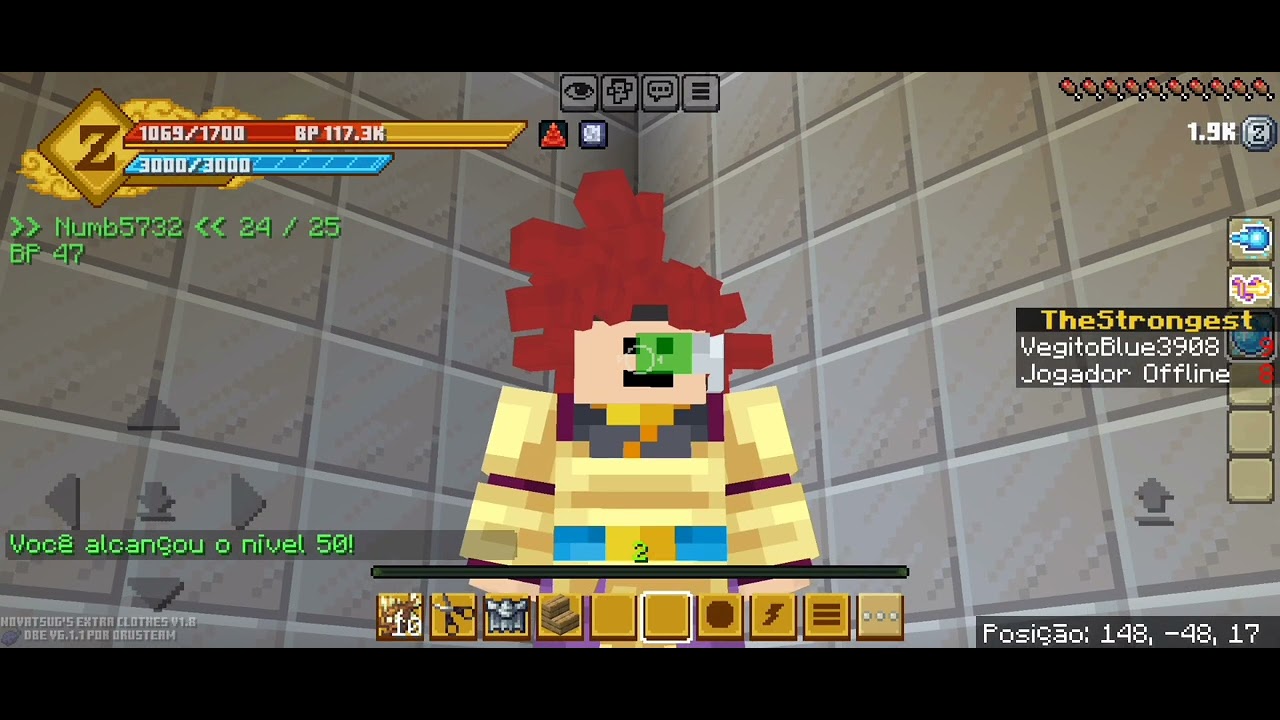 JOGANDO DBE EM UM SERVER NO MINECRAFT!!!!