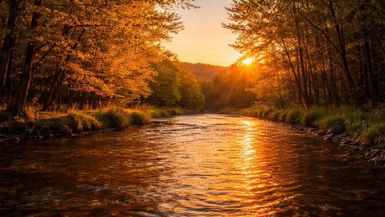 Soft Ambient Focus Music in Silent Forest Cabin for Reading & Deep Productivity 🌲📚🎧