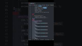 Button swing animation - HTML CSS