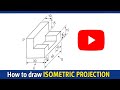 Isometric Drawing Step by step #isometricprojection #drawing