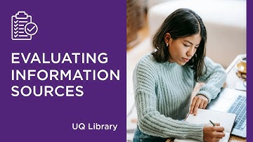 Evaluating information sources