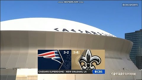 NFL on CBS intro | NE@NO | Week 6 | 10/12/2025