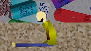 Corrupted Baldi (The Final Lesson) vs Null /Filname2 (Baldi's Basics) II Stick Nodes Animação
