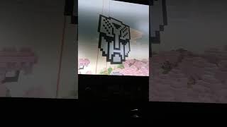 Transformers symbol on minecraft