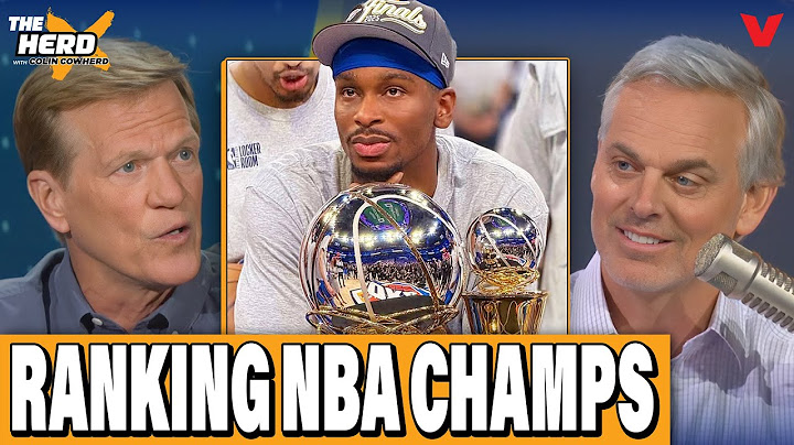 Colin Cowherd RANKS Thunder vs. last 7 NBA champs: Lakers, Warriors BETTER? | THE HERD w/ Ric Bucher
