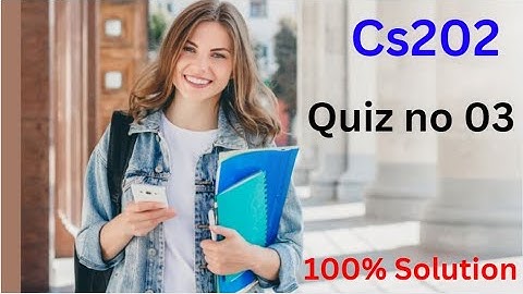 Cs202 | Cs 202 Quiz no 03| Graded Quiz no 03| Easy Learning Club #cs202
