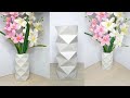 How To Make Easy Paper Flower Vase DIY Projects Crafting Corner 