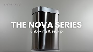 Nova Series UV Odor Neutralizing Smart Trash Can: Unboxing, Setup, and Features
