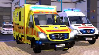 Emergency Call 112 - Hungarian Ambulance on Duty! 4K