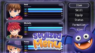 Stylized Menu Plugin for RPG Maker MZ | Dracky Plugins screenshot 4