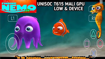Disney Pixar Finding Nemo ps2 gameplay tested on Unisoc T615 low end device on Nethersx2 emulator !