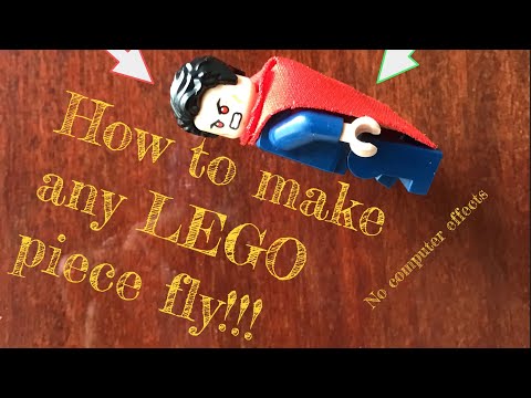 How to make any LEGO piece fly in a stop motion with no computer effects!!!