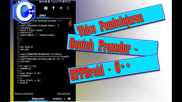 Belajar  CPPDROID  #13 : Penggunaan Prosedur Dalam C++  Versi Android - Program Operator Matematika