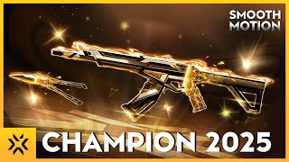 GO FOR GOLD // Champions 2025 Skin Reveal Trailer - VALORANT (ver. Smooth Motion)
