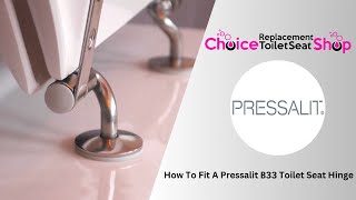 How To Fit A Pressalit B33 Bottom Fix Toilet Seat Hinge