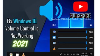 Fix speaker Volume control is not working on window 10 |2021| screenshot 5