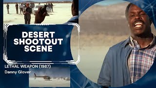 Desert Shootout Scene | LETHAL WEAPON (1987) Danny Glover