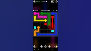 How To Solve Flow Free Classic Pack Level 28 7x7 Board Walk Through Solution Walkthrough