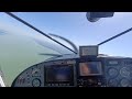 Flying around lake Balaton, Hungary.