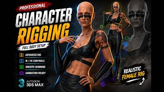 Character Rigging Showreel | 3D Human Body Rig Setup &amp; Animation Controls