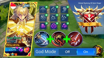 ITEM ROGER CHEAT DAMAGE | BUILD ROGER TERSAKIT 2022 | ITEM ROGER PALING SAKIT 2022 - MOBILE LEGENDS