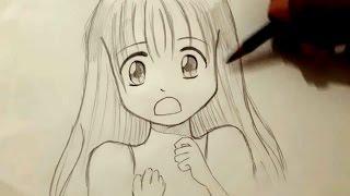 How to Draw a Manga Girl Scared