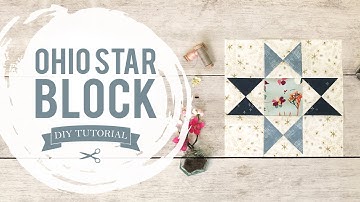 AGF Quilt Block Collection: Ohio Star Quilt Block Tutorial