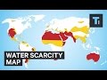 Water scarcity map