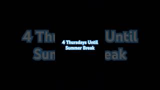 4 Thursdays Until June 12!!!!!