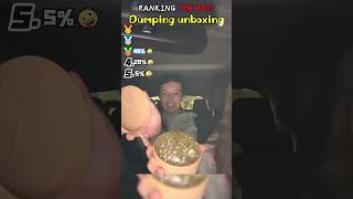 RANKING THE BEST: Dumpling unboxing 🥟#foodrank #unboxing #snacktime
