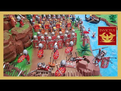 Playmobil Romans vs Barbarians-Orrustan við Teutoburg-Playmobil Torrent-sýningin