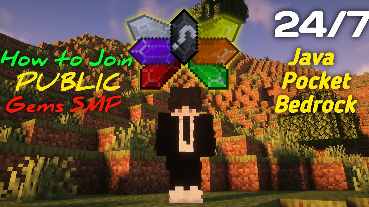 MINECRAFT PUBLIC GEMS SMP JAVA+PE | Sam PLAYZ Road to 3K subs #shorts # ...