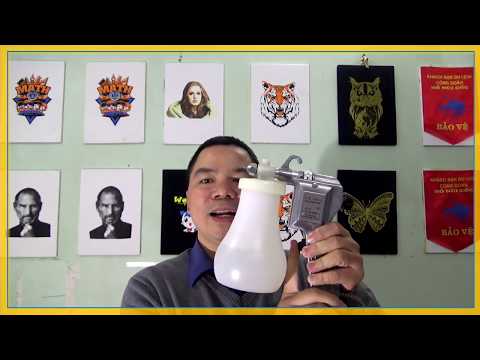 Video Súng bắn tẩy vết bẩn | Cách tẩy hình in trên Áo bóng... - youtube