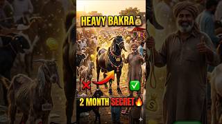 Bakra Eid Special 🐐 | 2 Month Secret se Heavy &amp; Shiny Bakra Kaise Banaye #goatfarming