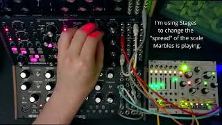 Subharmonicon + Marbles - Creating a "Semi-Generative" Synth Riff