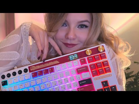АСМР Расслабляющие ЗВУКИ КЛАВИАТУРЫ Royal Kludge RK M87 + Обзор