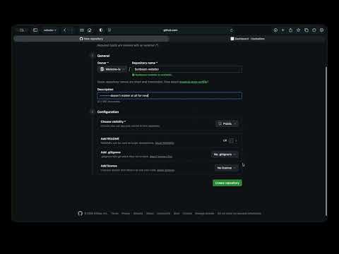 How to set up a Github repository and Codespaces