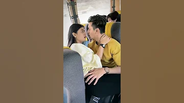 Cute Romantic Video In Bus Couplesgoals Couples 