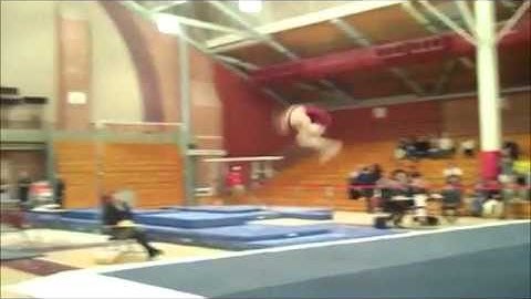 Floor Exercise Double Front Salto Tucked Gymnastics Video