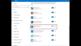 how to control windows 10 notifications in the action center