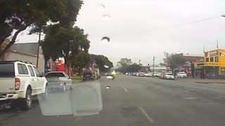 Magpie Dive Bombs Biker || ViralHog