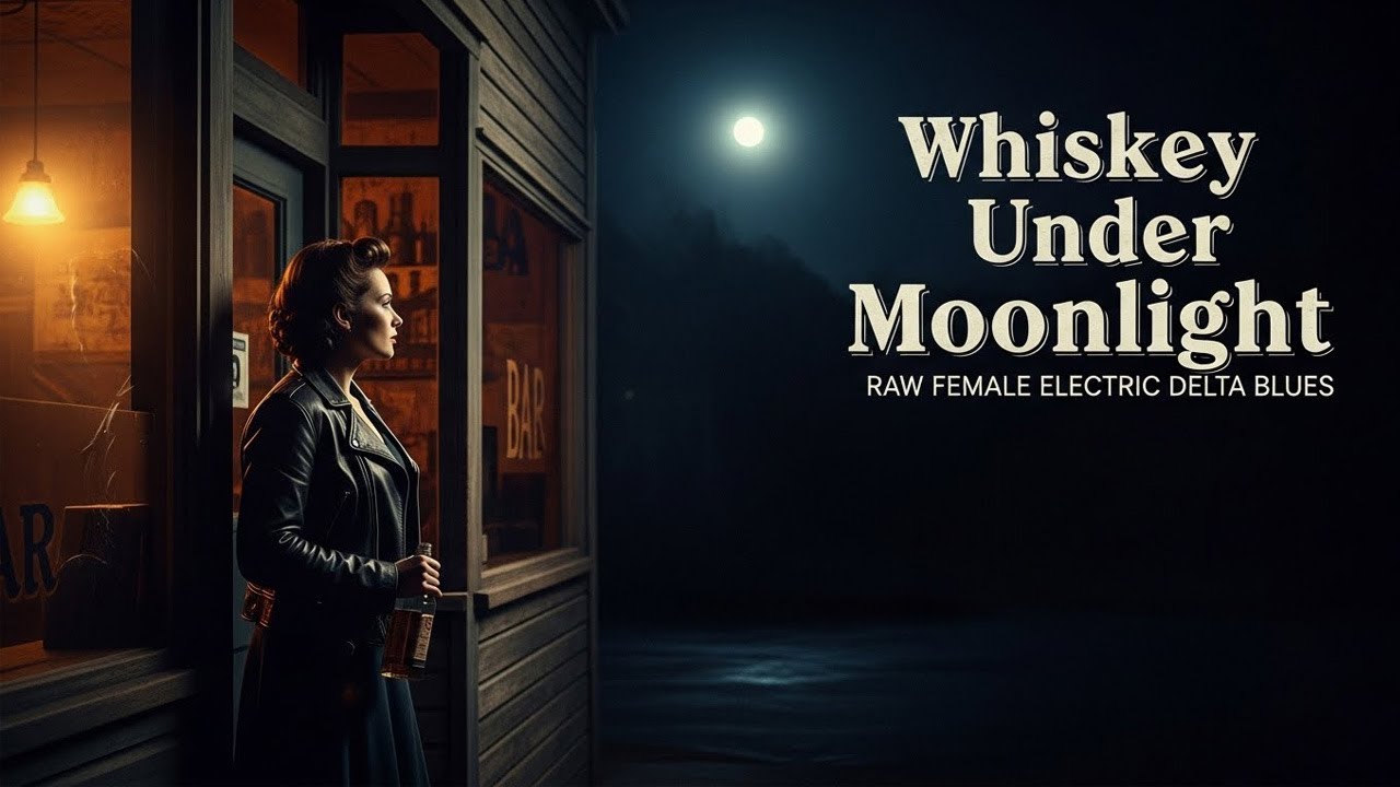 Whiskey Under Moonlight | Raw Vintage Female Electric Delta Blues (1950s Southern Juke Joint)