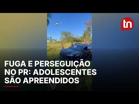 Dois adolescentes são apreendidos com R$ 530 mil em drogas após perseguição no PR